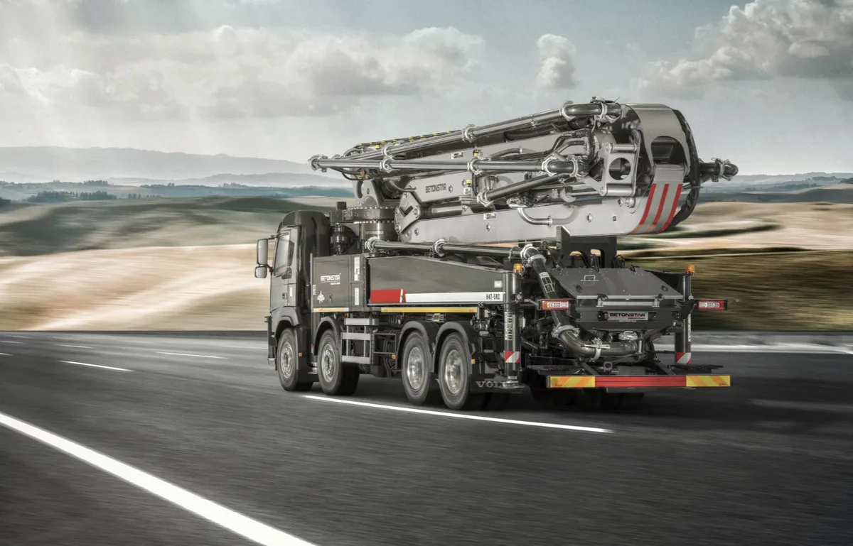 Betonstar beton pompası, endüstriyel fotoğraf, Furkan Uyan